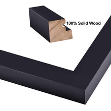 Load image into Gallery viewer, Gallery Wall Custom Wooden Picture Frames for Wall Decor, Modern picture frames, Picture Frame, Photo Frames, Poster frames