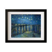 Load image into Gallery viewer, Starry Night over the Rhone by Vincent Van Gogh Van gogh Starry Night Vincent Van Gogh Canvas print Giclee Print