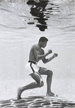 Load image into Gallery viewer, Muhammad Ali Poster wall art print framed Muhammad Ali vs Sonny Liston Muhammad Ali poster framed Black and White