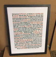 Load image into Gallery viewer, Make your own sign custom quote print personalized wall art frame poem. framed wall art print framed quote print sign custom sign print