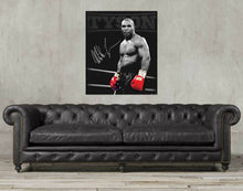 Load image into Gallery viewer, Mike Tyson wall art print framed Mike tyson poster boxing Holyfield Framed wall art print  canvas print or art print