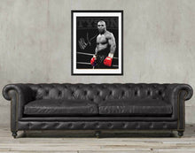 Load image into Gallery viewer, Mike Tyson wall art print framed Mike tyson poster boxing Holyfield Framed wall art print  canvas print or art print