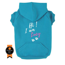 Load image into Gallery viewer, Pet Hoodie Custom Dog cat puppy Hoodie logo text