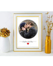 Load image into Gallery viewer, Personalized wall art gift Engagement gift Custom print sign poster wall art Anniversary gift engagement gift I love you poster