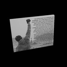 Load image into Gallery viewer, Rocky Balboa movie poster quote Wall Art Print Rocky Balboa poster Rocky Balboa Movie poster Rocky Balboa quote