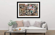 Load image into Gallery viewer, Banksy Graffiti Street Art Collage Banksy street art Banksy mural abstract