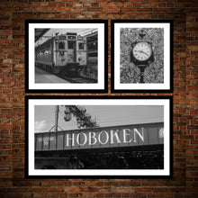 Load image into Gallery viewer, Hoboken New Jersey Home Wall Art Set of 3 framed art canvas print  poster