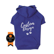 Load image into Gallery viewer, Pet Hoodie Custom Dog cat puppy Hoodie logo text