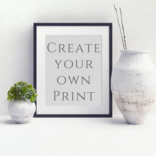 Load image into Gallery viewer, Personalized sign Custom sign Custom Quote Print Custom artworkQuote Print Custom Poster Framed quote print anniversary gift art