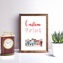 Load image into Gallery viewer, Custom poster with custom sign  Lyrics Print Typography Quote Print Custom quote framed wall art