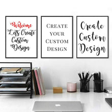 Load image into Gallery viewer, Personalized print Custom signs wood sign custom family sign store sign custom poster quote sign house sign create your own sign