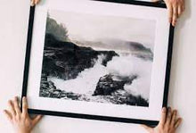 Load image into Gallery viewer, Custom size Black frames made of wood with glass Picture frames