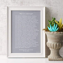 Load image into Gallery viewer, poem print frame poem print Custom sign Custom artworkCustom Art Framed Art custom quote Wall Art Framed quote poster Poster