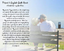 Load image into Gallery viewer, Wedding anniversary gift 10 year anniversary Custom personalized song lyrics lyrics lyric wall art first dance lyrics vows vows art