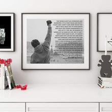 Load image into Gallery viewer, Rocky Balboa Movie poster Rocky Balboa poster Rocky Poster Canvas inspirational art
