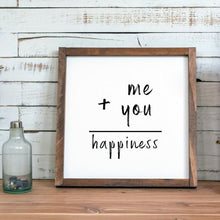 Load image into Gallery viewer, Farmhouse wood with custom personalized sign print of your favorite Quote