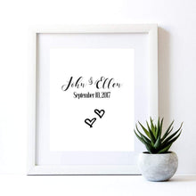 Load image into Gallery viewer, Vows print Wedding anniversary anniversary gift Framed Song Lyrics Wedding Song print Song Lyrics Print Custom framed quote Poster