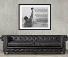 Load image into Gallery viewer, Rocky Balboa Movie poster Rocky Balboa poster Rocky Poster Canvas inspirational art