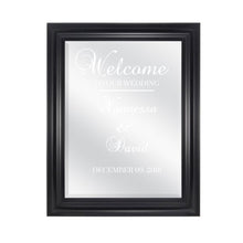 Load image into Gallery viewer, Welcome sign Wedding decor Wedding planning Wedding Welcome sign 20x30 ornate Mirror Sign Poster