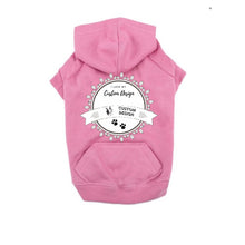 Load image into Gallery viewer, Pet Hoodie Custom Dog cat puppy Hoodie logo text