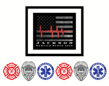 Load image into Gallery viewer, First Responder EMS EMT Gift Paramedic Gift EMT Graduation Gift Paramedic Decor Firefrighter Gift First Responder Gift Police gift
