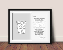 Load image into Gallery viewer, Gift for Mom from Daughter Gift for Mom from Son Personalize Gift for Mom Mus print artworkCustom personalized moms gift Mothers day