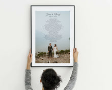 Load image into Gallery viewer, Anniversary gift song lyrics lyrics first dance lyrics song lyrics print lyrics print song wall art lyrics wall art Gift vows