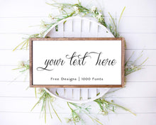 Load image into Gallery viewer, Custom wood custom sign wood Farmhouse wall rustic wood farmhouse sign rustic wall custom quote print