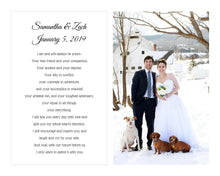 Load image into Gallery viewer, Anniversary Gift Vows print 1st year anniversary Anniversary gift for wife Personalized gifts for couple First Anniversary Paper Gift