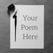 Load image into Gallery viewer, Custom poem Custom poem print Custom Sign mindfulness gift poem print poetry poetry art poetry gift Custom sign print poetry