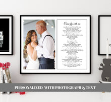 Load image into Gallery viewer, Father Daughter Dance wall art Fathers Day Gift Father Of The Bride Gift Personalized gift Dad Daughter Dance birthday gift