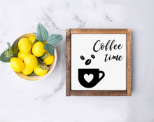 Load image into Gallery viewer, Personalized Kitchen Wall Art 6x6 inch personalized farmhouse for wall art rustic barn wood  kitchen funny