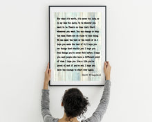 Load image into Gallery viewer, F Scott Fitzgerald Quote For What It's WorthInspirational courage print F Scott Fitzgerald inspirational print inspirational gift