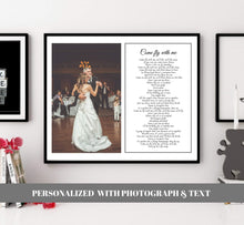 Load image into Gallery viewer, Fathers Day Gift Father Of The Bride Gift Personalized gift Father Daughter Dance wall art Dad Daughter Dance birthday gift