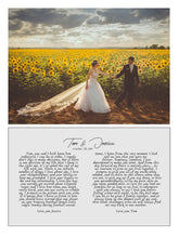 Load image into Gallery viewer, Gift for wife anniversary gift framed wall art