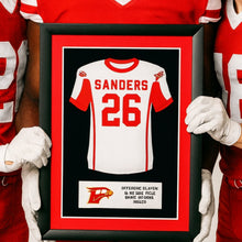 Load image into Gallery viewer, Football Jersey Frame High School Senior Night