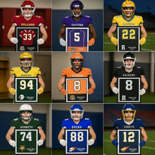 Load image into Gallery viewer, Football Jersey Frame High School Senior Night