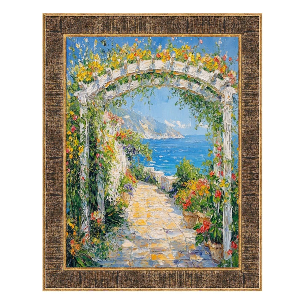 Farmhouse Rustic Wood Black Gold Picture Frame 