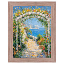 Load image into Gallery viewer, Weathered White Wash Wood Grain Picture Frame 