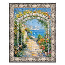 Load image into Gallery viewer, 16x20 Frame Vintage Antique Alabaster White Wash Picture Frame