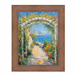 11x14 Frame Rust Brown Grain Barnwood Picture Frame
