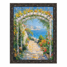 Load image into Gallery viewer, Industrial Slim Black Iron Asphalt Picture Frame-D11087 