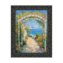 Load image into Gallery viewer, 16x20 Frame Piano Black Glossy Ornate Picture Frame