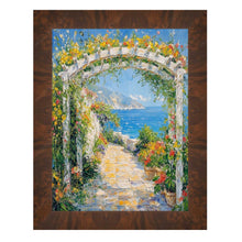 Load image into Gallery viewer, Brown Coffee Burl Wood Flat Picture Frame 