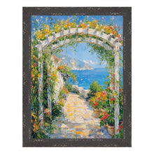 Load image into Gallery viewer, 11x14 Frame Slim Teal Seaspray Chabi Chic Farmhouse Rustic Picture Frame