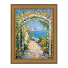 Load image into Gallery viewer, 16x20 Frame Industrial Gold Metal Slope Picture Frame