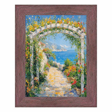 Load image into Gallery viewer, Drift Barnwood Hibiscus Rustic Picture Frame 