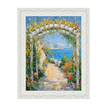 Load image into Gallery viewer, 10x12 Frame Glossy Ornate Wedding White Picture Frame