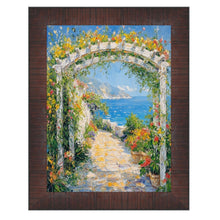 Load image into Gallery viewer, 11x14 Frame Wood Grain Mahogany Ven Slope Picture Frame