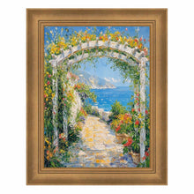 Load image into Gallery viewer, Traditional Aged Gold Scoop Picture Frame